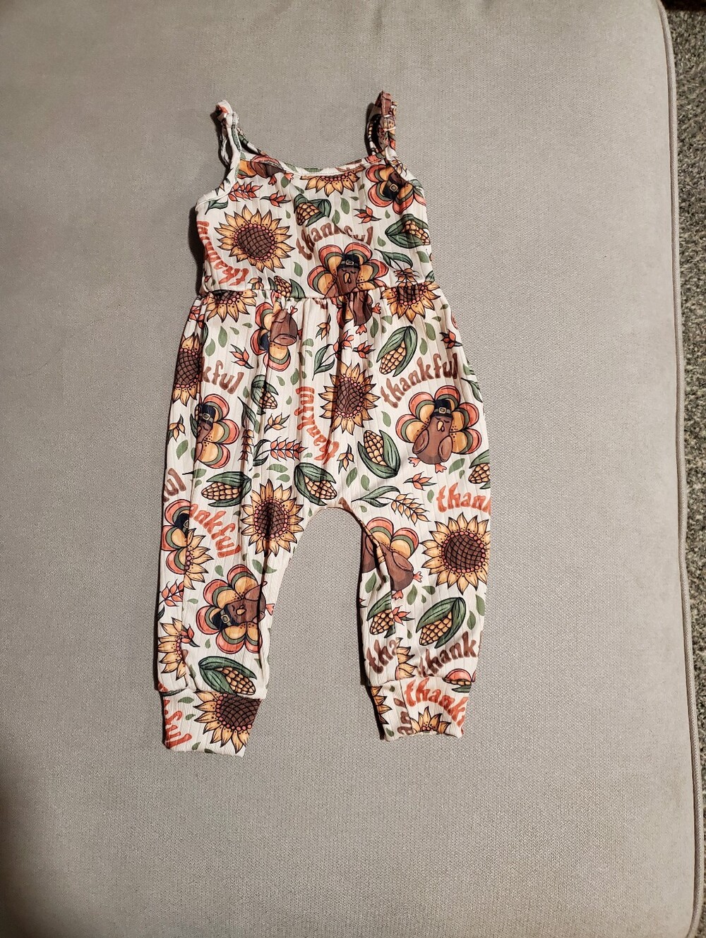Girls Thanksgiving Jumpsuit